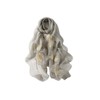 Jeelow Silk Wool Scarf Shawl Wrap Lightweight Sheer for Women