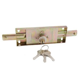 sourcing map Warehouse Garage Vertical Keyway Metal Rolling Gate Door Lock 1Sets