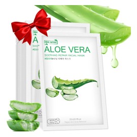 Mascarilla Facial De Aloe Vera, Mascarillas Hidratantes Para