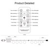Neoglint 10.9M/35.7Ft G40 Outdoor String Lights 30+2(Spare) LEDs Globe Bulbs