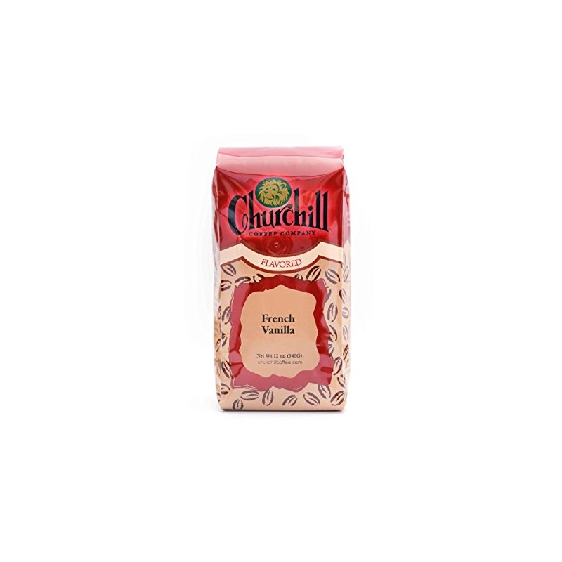 Churchill Coffee French Vanilla 12 oz - Whole Bean