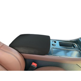 Car Console Covers Plus Made in USA Designed for Lincoln Aviator 2020-2026 Neoprene Auto Armrest Center Console Cover Protector Black