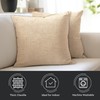 Encasa XO Chenille Cushion Covers Set of 2 | Natural