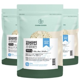 [Chamgoods] Fava Bean Protein Protein Powder 300g 3 packs / [참굿즈] 파바빈 프로테인 단백질 분말 300g 3팩
