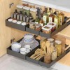 Under-sink cabinet organiser, extendable, kitchen shelf, 27 cm, metal |
