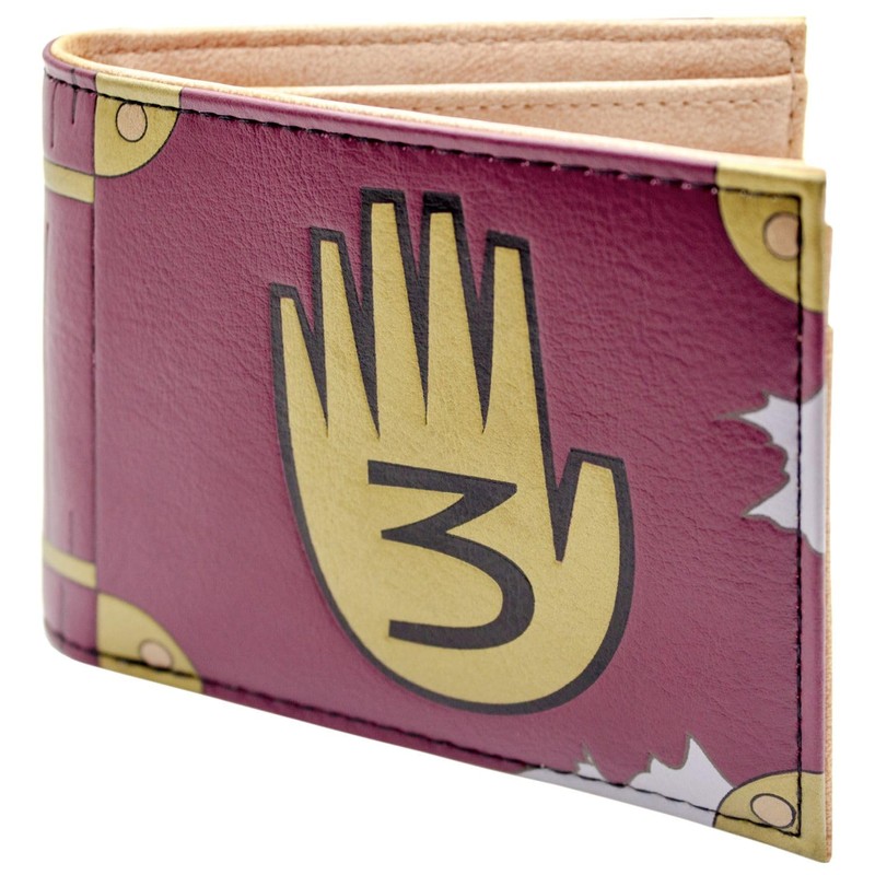 Gravity Falls Mystery Shack Secret Journal 3 Wallet Bi-Fold ID