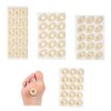 Natiform 60 Pcs Protective Toe Quill Eye Circle Anti-Friction Pads