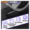 2PCS Car Door Armrest Pads, Soft Memory Foam Car Knee