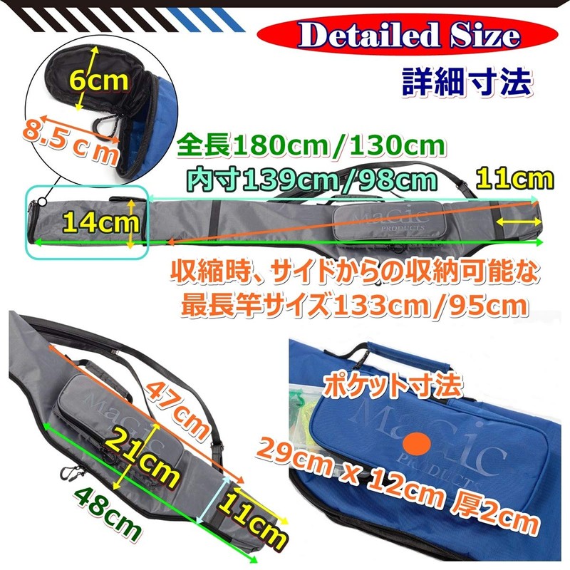 Magic Products (Black, 100-130), 2 Sizes in One, Easy to