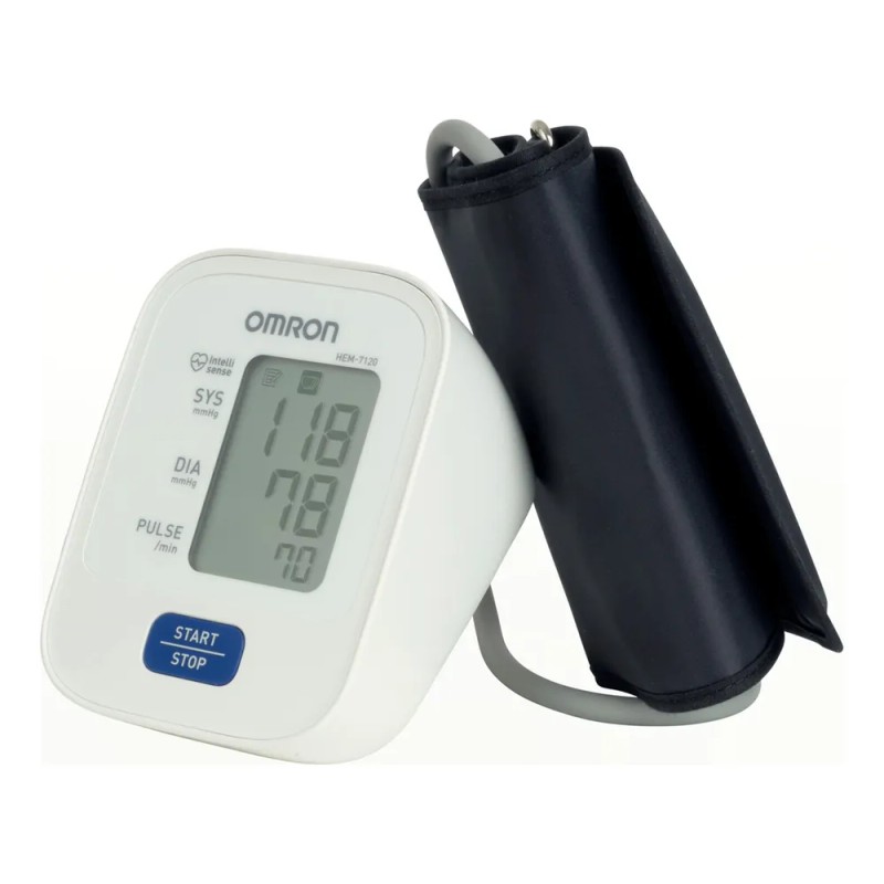 Omron Monitor De Presin Arterial De Brazo. Hem-7120 Color Blanco