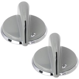 BLUE ELF 2pcs WH01X10462 Dryer Control Knob with Reinforced Metal Ring Fit for GE Dryer AP4485269,1550693,PS2370714,WH01X10309