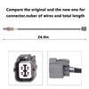 DOSKJOK Oxygen Sensor Upstream Downsteam Compatible with Accord 1998-2002 2.3L