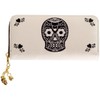 Banned Mexican Skull Ladies Wallet White
