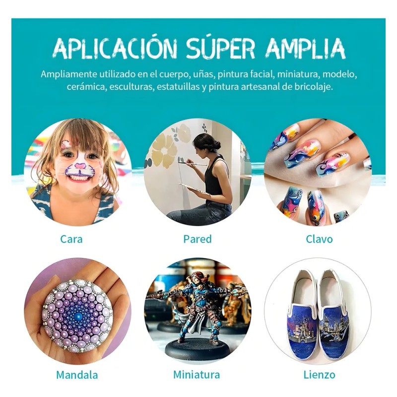 Juego De 24 Pinceles Zhu Ting Para Acuarelas Hechos De