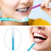 Patelai 100 Pieces Braces Brush for Cleaner Interdental Brush Toothpick
