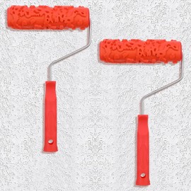 Rodillos de pintura con textura de pared de 7 pulgadas para pintar paredes, rodillos de goma, textura derribada, pinturas texturizadas, pequeño rodillo de pintura, herramienta de arte