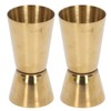 Double Head Cocktail Jigger Stainless Steel Gold Wine Jigger Bar