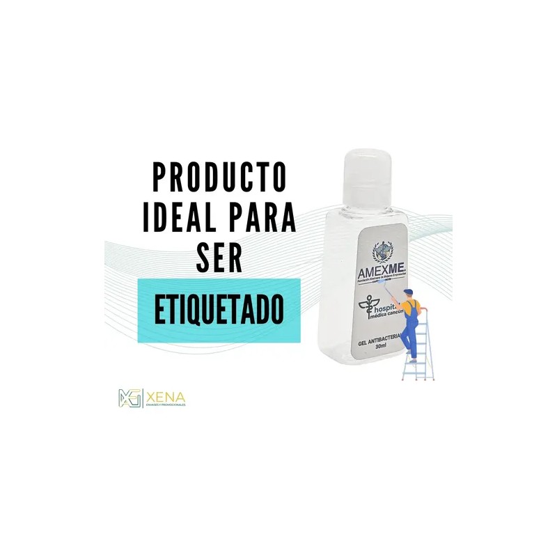 Porta Gel Antibacterial 30 Ml X 30 Piezas