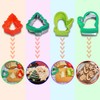 RHAICXANS Cookie Cutters Sandwich Cutter for Children, 20 Pieces Vegetable