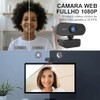 Cámara Web HD 1080P, Webcam con Microfono para PC, Camara