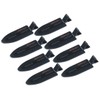 Clip de pelo Negro Casual para todas las longitudes y