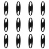 MxTong 12Pcs Double Small Carabiner Clips, Zipper Pull Replacement Zipper