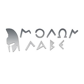 Molon Labe with Spartan Sticker Decal Notebook Car Laptop 8" x 2" (Silver)