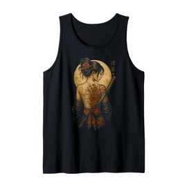 Japanese Female Samurai Warrior Geisha Tank Top