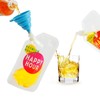 6 Pcs Drink Pouches for Adults Plastic Flask Reusable Disposable