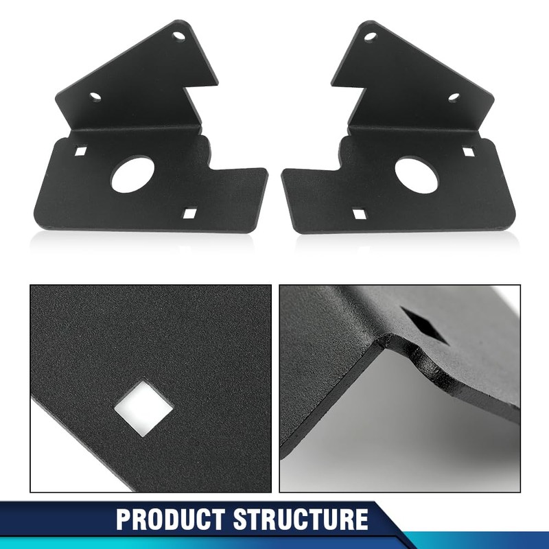 PIT66 LED Fog Light Mounting Bracket Compatible with Chevy Silverado