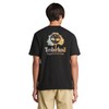 Timberland Men's Rugged Active Gear Back Graphic Tee, Black, Large