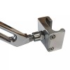 Moore Parts Manx Buggy Chrome Sideview Rectangular Mirror W/Aluminum Mount,