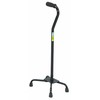 Essential Medical Supply Large Base Quad Cane in Black -