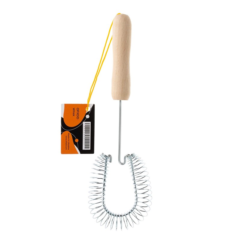 Stainless Steel Spiral Wire Whisk - Heavy Duty Coil Sauce