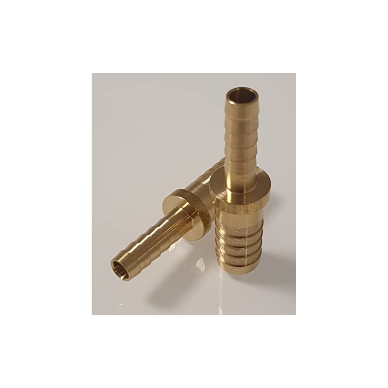 Set of 2 Brass Hose Connectors: Versatile Hose Connector and