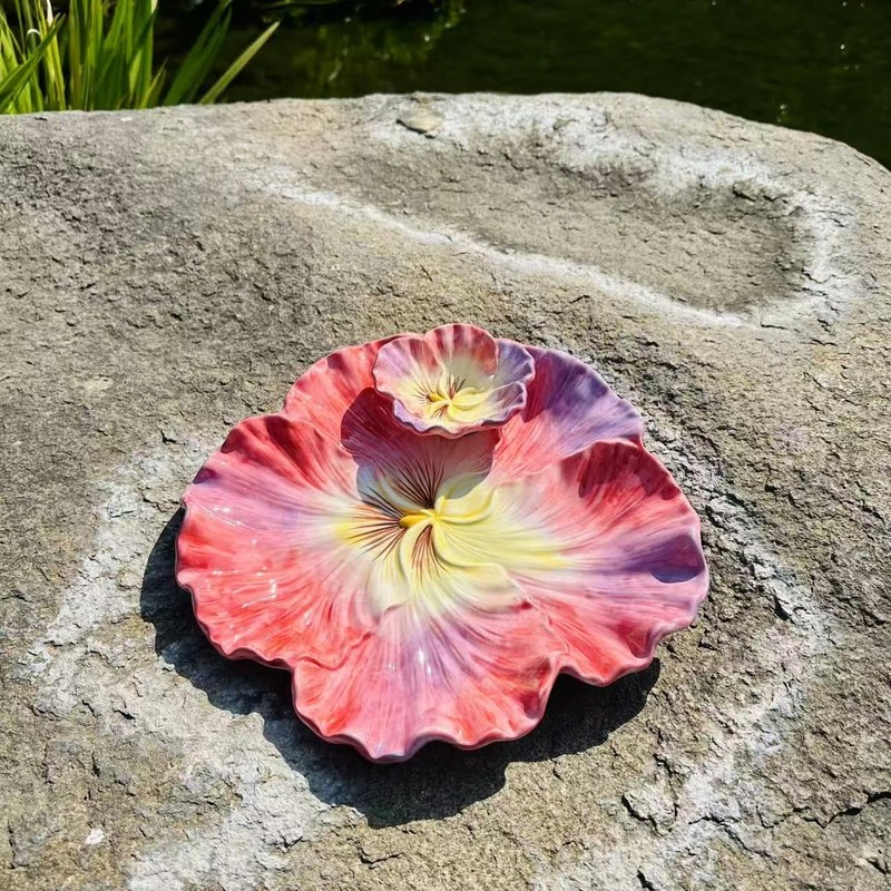 Minigift 11 Inch Ceramic Chip & Dip Serving Tray |