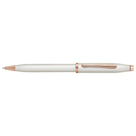 THINGS REMEMBERED Cross Century White Lacquer and Rose Gold Ballpoint Pen