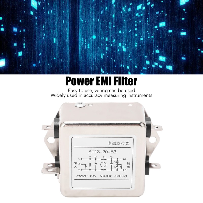 EMI Filter Small Volume Antioxidation Easy Wiring Electromagnetic Interference Filter