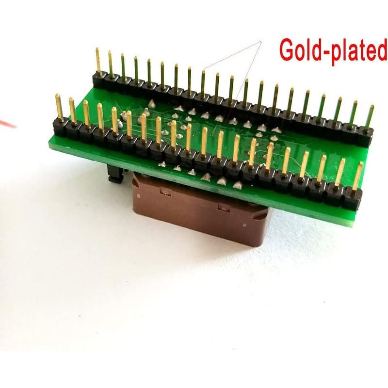 PLCC44 to DIP40 Programmer Adapter Socket Support MCU Flash and