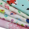 aufodara 5pcs Cotton Craft Fabric Bundles Patterns Textile Patchwork Tissue,