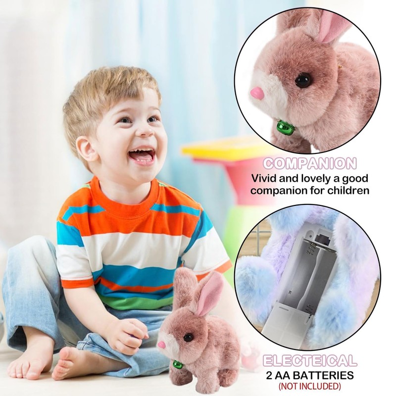 Bouncing Rabbit, Bouncing Rabbit Toy, Talking Rabbit, Rabbit Cuddly Toy,