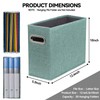 ComfortKeeper 4 Packs Letter Size File Organizer, File Folders Organizer,