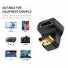 cablecc HDMI Type-A to HDMI Male to Female 360 Degree