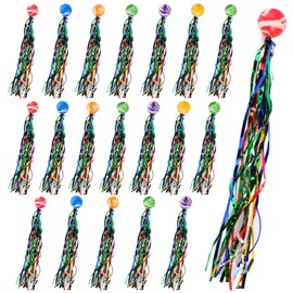 Bafumiu Pack of 20 Bouncy Balls for Children, Bouncy Balls with Colourful Tail, Children's Birthday Party Bags, Perfect for Party Games and as Bouncy Balls for Children's Birthdays