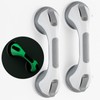 TAILI Shower Grab Bar Glow in The Dark, 2 Pack