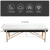 HOMBYS Memory Foam Massage Bed Mattress Topper with Cooling Rayon