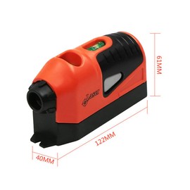 Baceyong Red Laser Level Self Leveling, Vertical Measure Tool Straight Line Spirit Level Guide Leveler Infra-red Laser Wall Floor Marker with Leveling Bubble