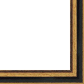CountryArtHouse Picture Frame Moulding (Wood) 18ft Bundle - Traditional Antique Gold Finish - 0.75" Width - 3/8" Rabbet Depth
