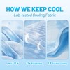 Cozy Bliss Cooling Pillow Cases for Hot Sleepers, King Size