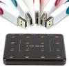 16‑Port Hub Industrial USB2.0 Expander Ultra‑High‑Speed 5V 3A Power Adapter(100‑240v)